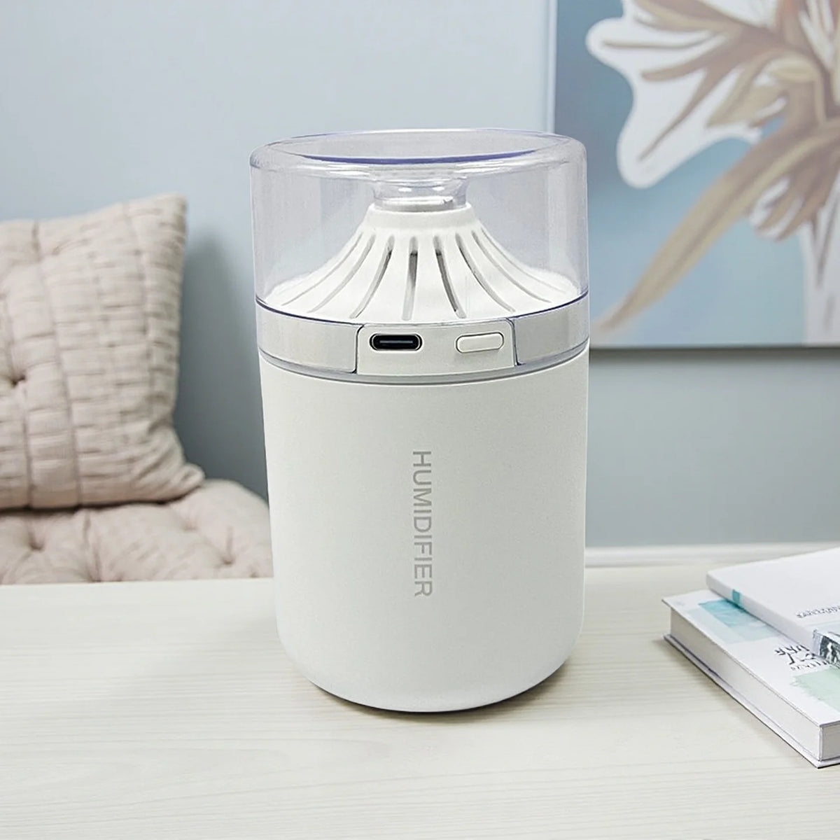 Humidificador para coche con luz de colores