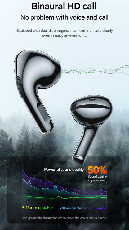 Auriculares Lenovo LP40 TWS con control táctil, negro o blanco