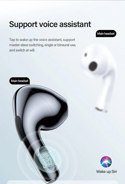 Auriculares Lenovo LP40 TWS con control táctil, negro o blanco