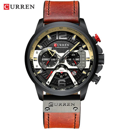 Reloj deportivo de hombre con cronógrafo y fecha automática