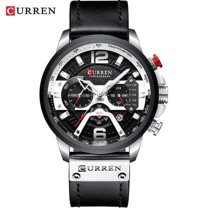 Reloj deportivo de hombre con cronógrafo y fecha automática