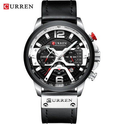Reloj deportivo de hombre con cronógrafo y fecha automática