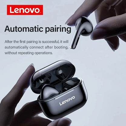 Auriculares Lenovo LP40 TWS con control táctil, negro o blanco