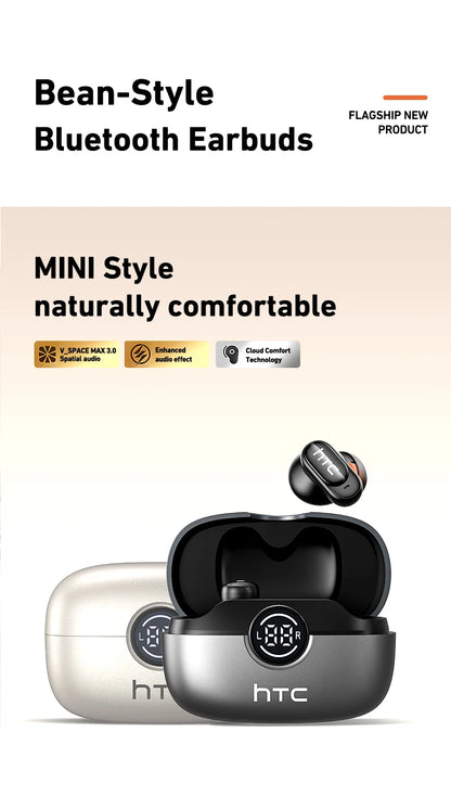 Auriculares inalámbricos HTC NE79 con traductor, cancelación de ruido y pantalla LED