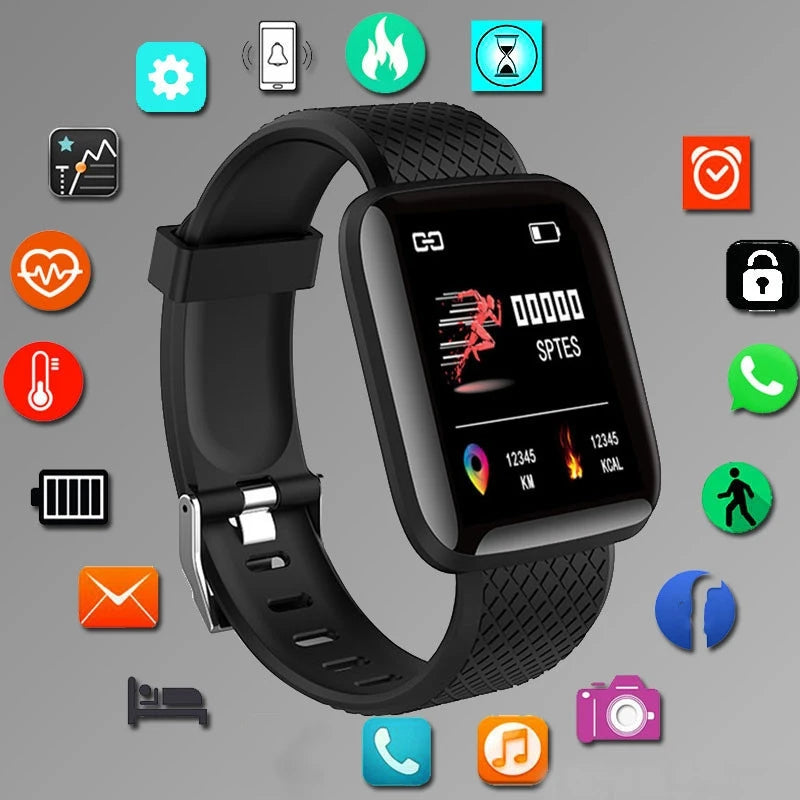 Reloj inteligente con monitor de actividad y notificaciones
