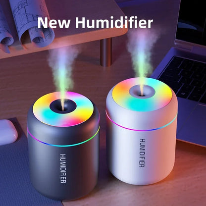 Mini humidificador difusor de aroma USB con luz LED