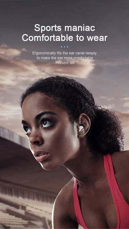 Mini auriculares TWS A6S Bluetooth auriculares intrauditivos inalámbricos Control táctil carga portátil para teléfono Android