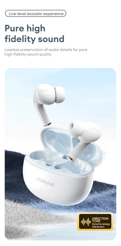 Auriculares inalámbricos Lenovo LP5 Pro con Bluetooth 5.4, sonido HiFi y micrófono