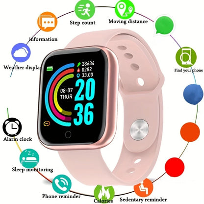 Reloj inteligente con monitor de actividad y notificaciones