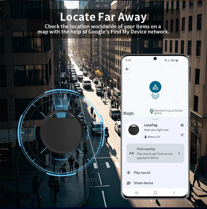 Localizador inteligente para Android, compatible con Google Find Hub