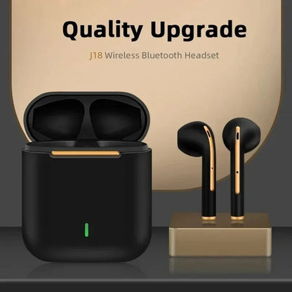 Auriculares inalámbricos J18 con micrófono, resistentes al agua y cancelación de ruido