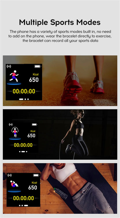 Reloj inteligente con monitor de actividad y notificaciones