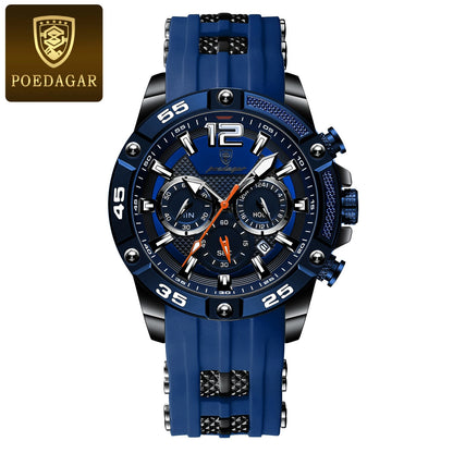 Reloj de hombre, elegancia deportiva en acero inoxidable