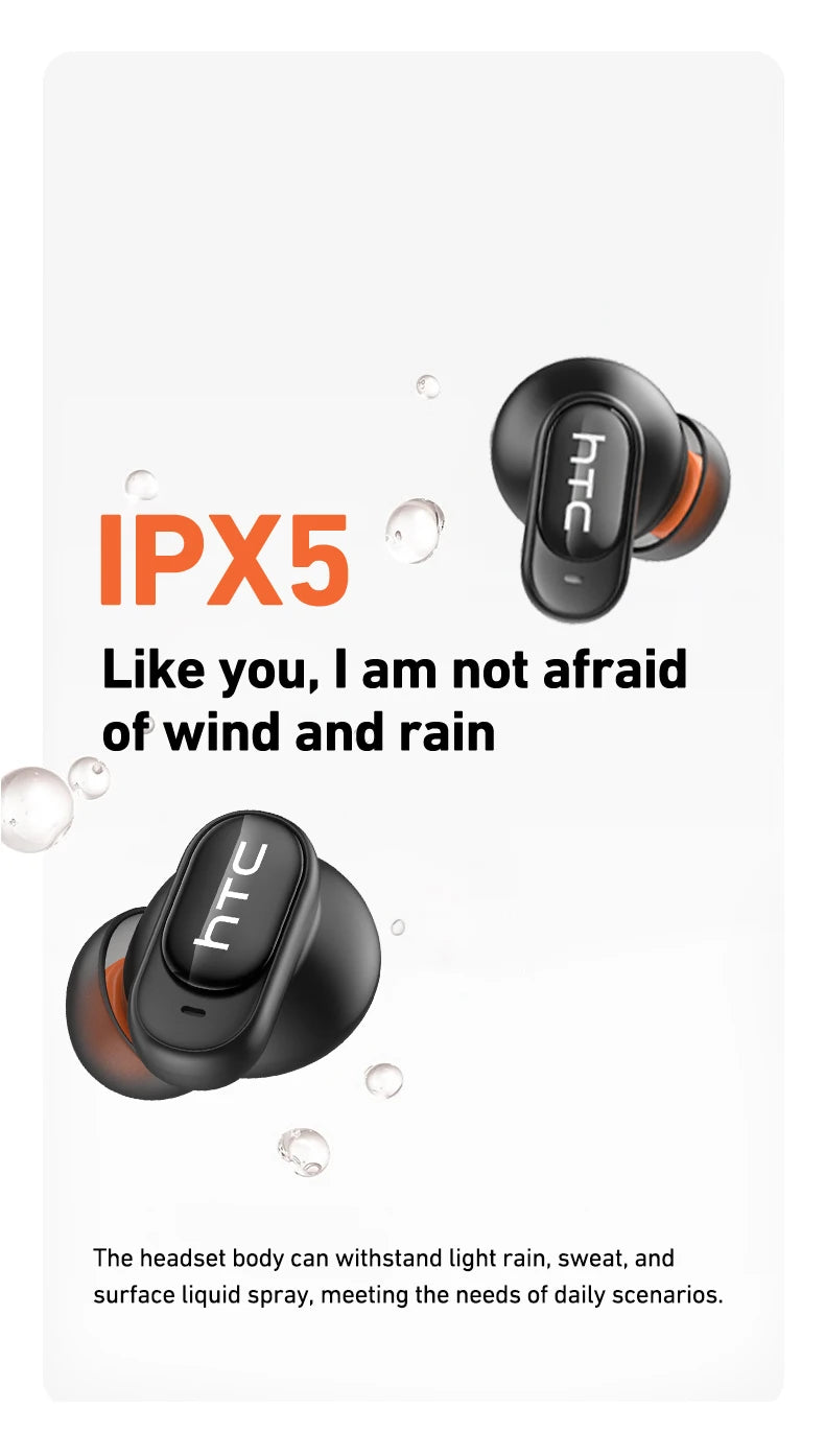 Auriculares inalámbricos HTC NE79 con traductor, cancelación de ruido y pantalla LED