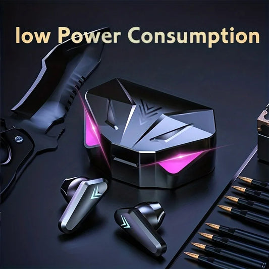 Auriculares inalámbricos X15 con pantalla LED y micrófono