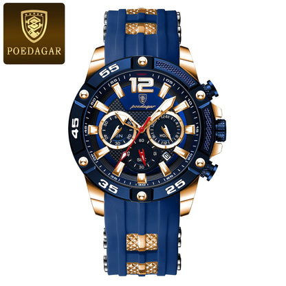 Reloj de hombre, elegancia deportiva en acero inoxidable