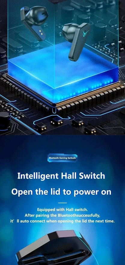 Auriculares inalámbricos X15 con pantalla LED y micrófono