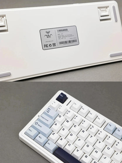 Teclado mecánico gamer inalámbrico RGB, formato compacto y tres modos de conexión