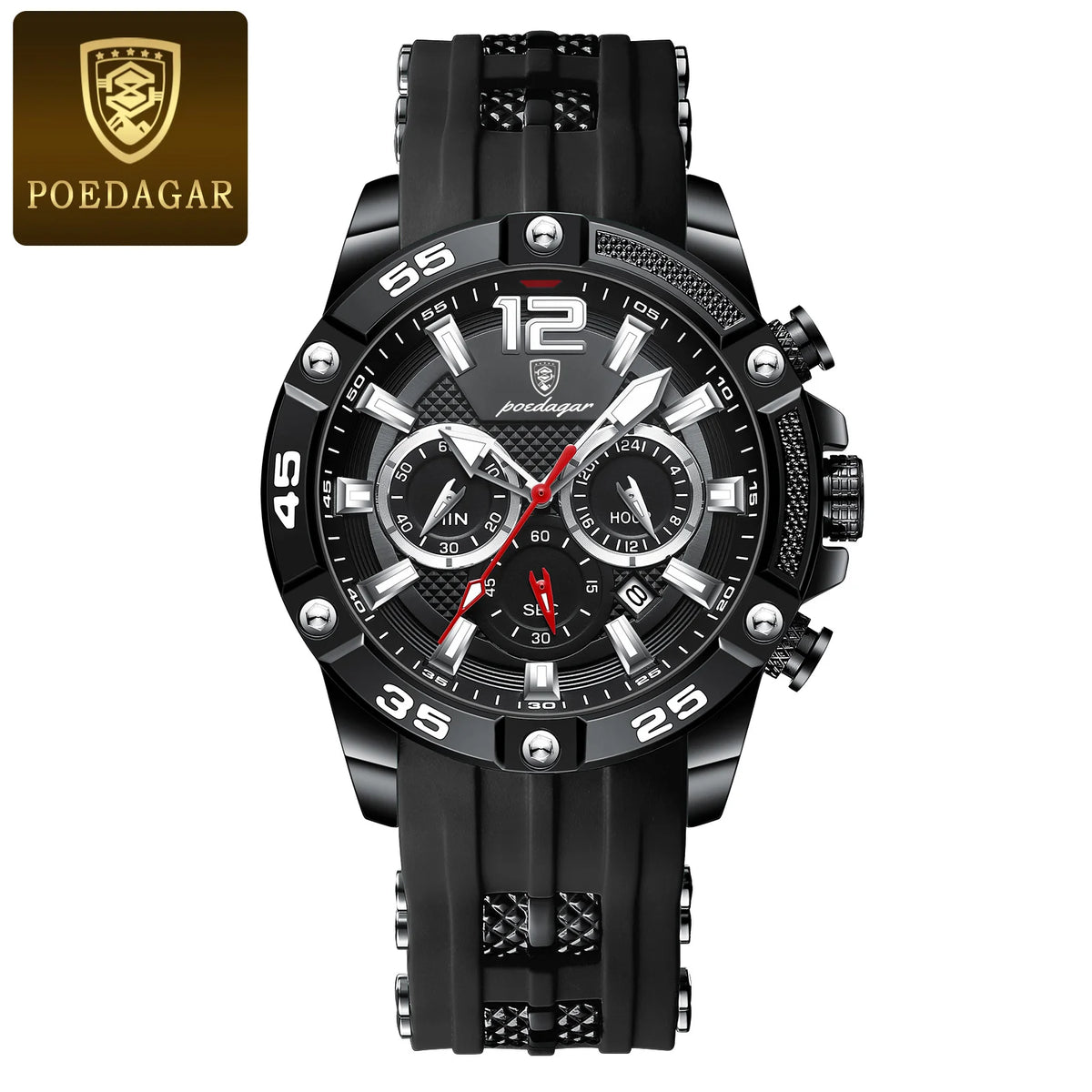 Reloj de hombre, elegancia deportiva en acero inoxidable