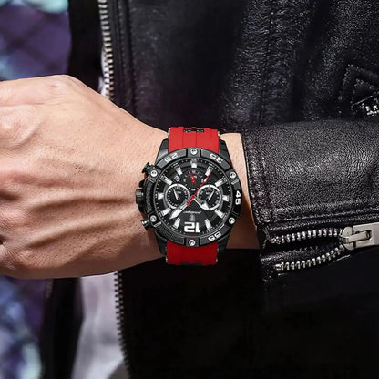 Reloj de hombre, elegancia deportiva en acero inoxidable