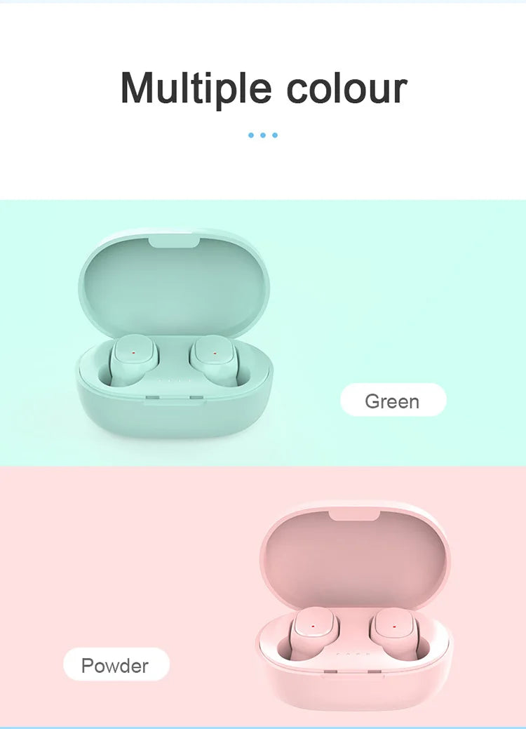Mini auriculares TWS A6S Bluetooth auriculares intrauditivos inalámbricos Control táctil carga portátil para teléfono Android