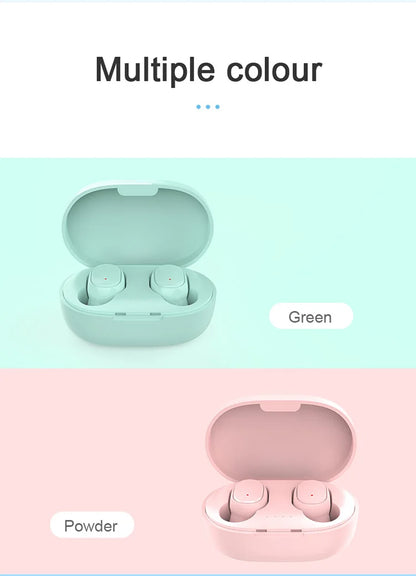 Mini auriculares TWS A6S Bluetooth auriculares intrauditivos inalámbricos Control táctil carga portátil para teléfono Android