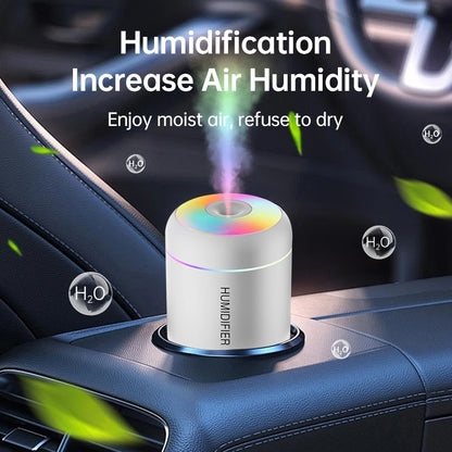 Mini humidificador difusor de aroma USB con luz LED