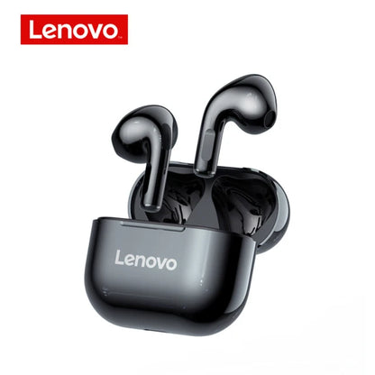 Auriculares Lenovo LP40 TWS con control táctil, negro o blanco