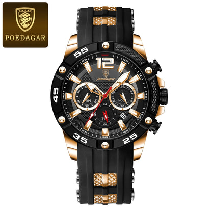 Reloj de hombre, elegancia deportiva en acero inoxidable