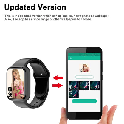 Reloj inteligente con monitor de actividad y notificaciones