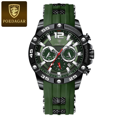 Reloj de hombre, elegancia deportiva en acero inoxidable