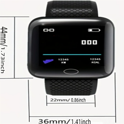 Reloj inteligente con monitor de actividad y notificaciones