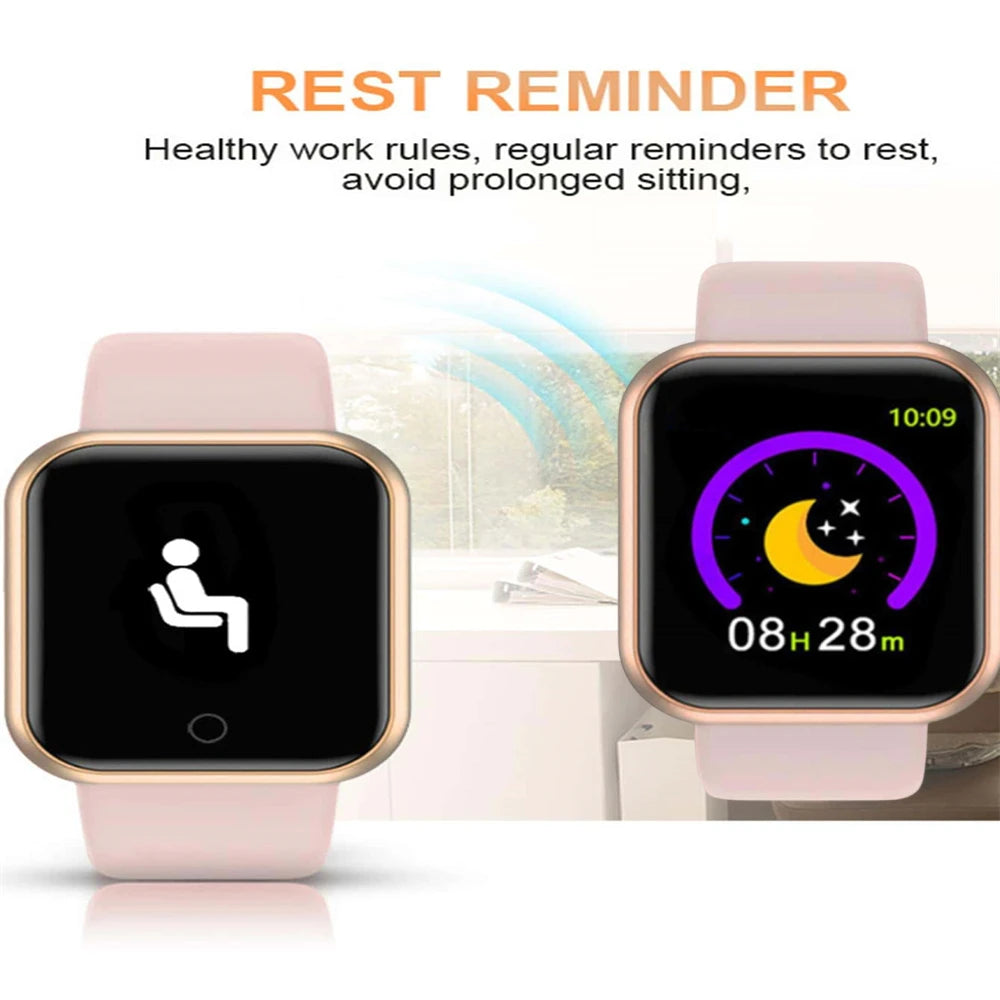 Reloj inteligente con monitor de actividad y notificaciones