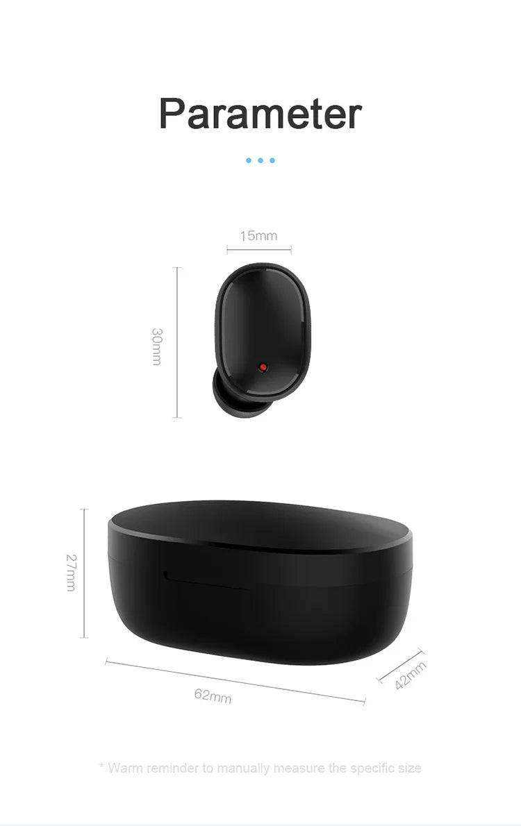 Mini auriculares TWS A6S Bluetooth auriculares intrauditivos inalámbricos Control táctil carga portátil para teléfono Android