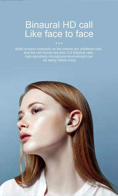 Mini auriculares TWS A6S Bluetooth auriculares intrauditivos inalámbricos Control táctil carga portátil para teléfono Android