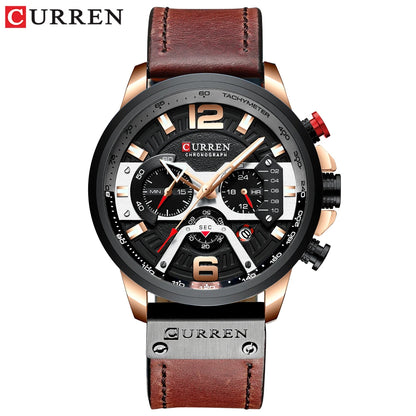 Reloj deportivo de hombre con cronógrafo y fecha automática
